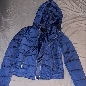 Navy blue bubble jacket